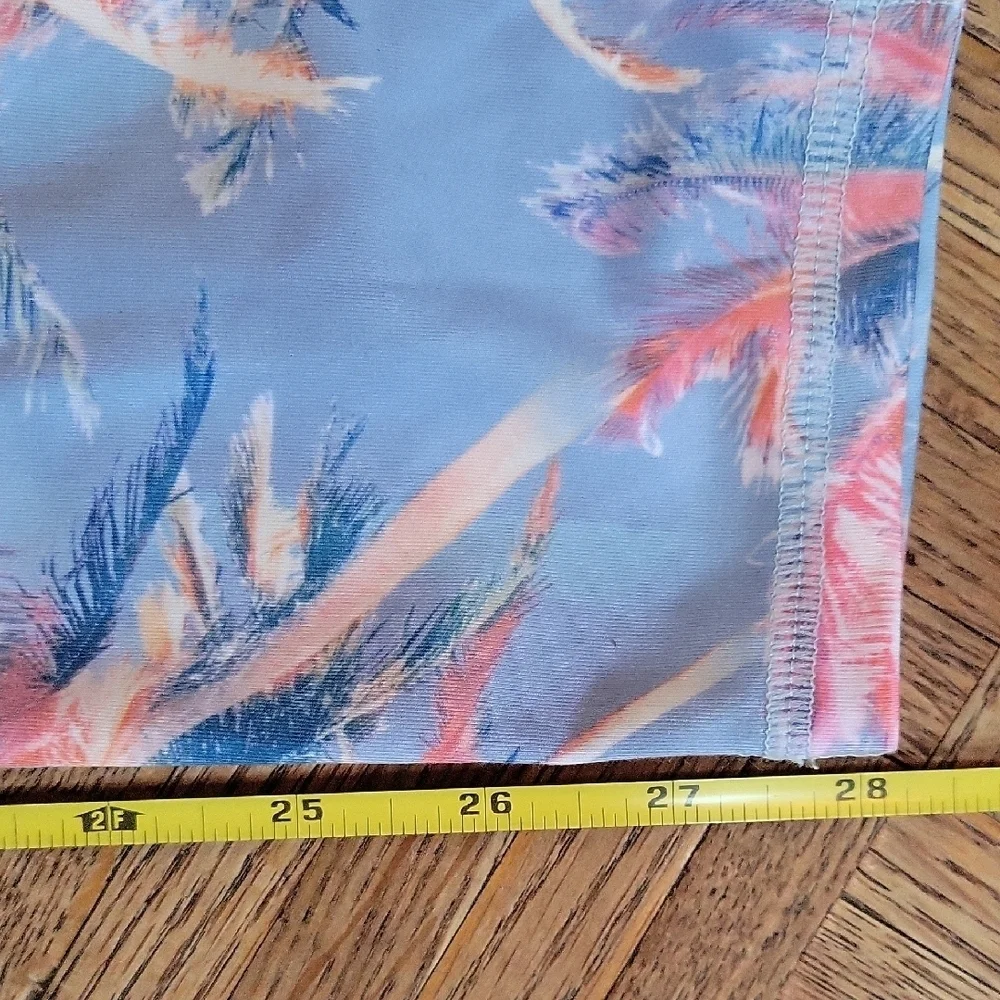 Brisas Tropical Palm Trees Leggings SIZE XL